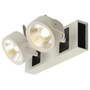 1000114 SLV KALU 2 LED светильник накладной с COB LED 34Вт белый/ черный