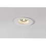 148070 SLV PLASTRA DL GU10 ROUND светильник встраиваемый для лампы GU10 35Вт макс., белый гипс