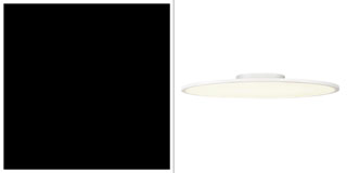 1000784 SLV by Marbel PANEL 60 ROUND CL светильник потолочный 42Вт с LED 4000К, 3350лм, 110°, белый