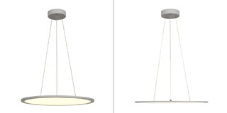 1001348 SLV by Marbel PANEL 60 ROUND   42  LED 4000, 3350, 110, . 1-10, . (ex 158634)
