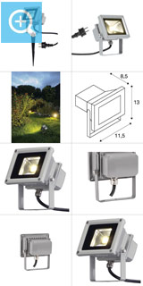 1001634 SLV by Marbel OUTDOOR BEAM 12   IP65 11  LED 3000, 725, 100,  (ex 231102)