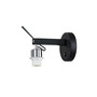 1003034 SLV FENDA WL светильник настенный для лампы E27 40Вт макс., черный