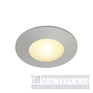 AITES LED ROUND for junction boxes, silvergrey, 3000K