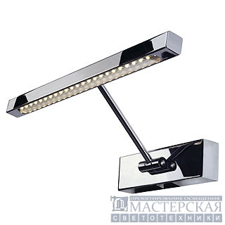 LED picture luminaire strip, chrome,2W, incl. LED strip with 24 warmwhite LED