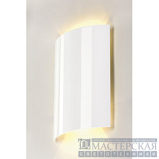 LED SAIL 2 wall lamp, semicircular, white, 2x 3W LED , 3000K