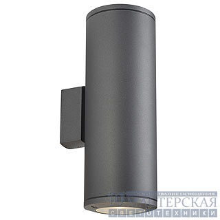 ROX PRO G8,5 wall lamp, anthracite, max. 2x 35W, IP44
