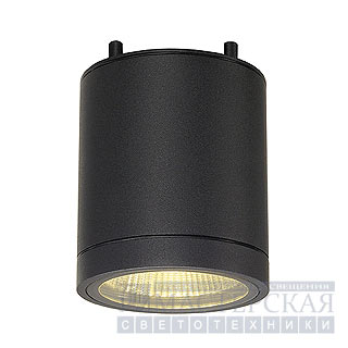 ENOLA_C OUT CL ceiling lamp, round, anthracite, 9W LED, 3000K, 35°