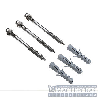 Screw set stainless steel M6 incl. cap nuts, dowels and washers
