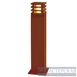 RUSTY SQUARE 70 outdoor lamp, rusted iron, E27 Energy Saver, max. 11W, IP55