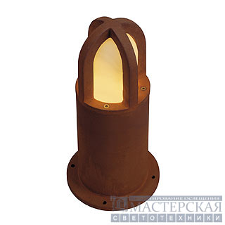 RUSTY CONE 40 outdoor lamp, rusted iron, E27 Energy Saver, max. 11W, IP54