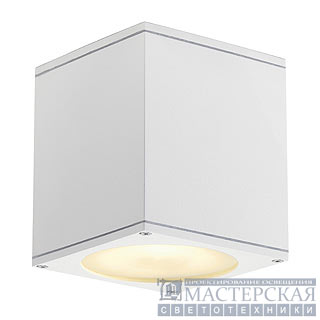 BIG THEO CEILING OUT ceiling luminaire, square, white, ES111, max. 75W
