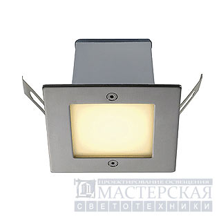 FRAME OUTDOOR 16 LED recessed, square, stainless steel, warmwhite
