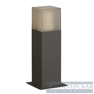 GRAFIT floor lamp, SL 30, anthracite / white, E27 Energy Saver, max. 11W, IP44
