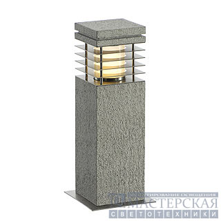 ARROCK GRANITE 40 floor lamp, granite, salt & pepper, E27, max. 15W