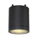 ENOLA_C OUT CL ceiling lamp, round, anthracite, 9W LED, 3000K, 35гр.