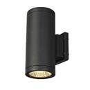 ENOLA_C OUT UP-DOWN wall lamp, round, anthracite, 9W LED, 3000K