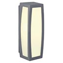 MERIDIAN BOX wall lamp, anthracite, E27, max. 20W, with motion detector