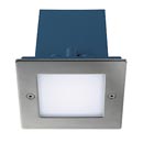 FRAME OUTDOOR 16 LED recessed, square, stainless steel, white