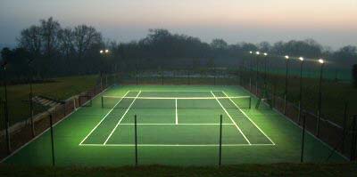 Освещение теннисного корта