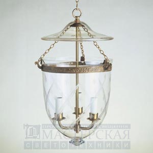 CL0308.BR Glass Globe Lantern   Vaughan