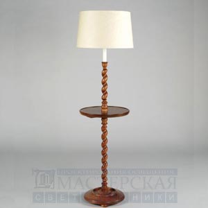 SL0022.OA Wantage Twisted Wood Floor Lamp  Vaughan