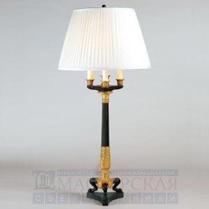 TM0045.BG Tripod Candelabrum Table Lamp   Vaughan