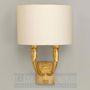 WA0282.BR French Horn Wall Light   Vaughan