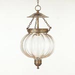 CL0025.BR Vaughan Pumpkin Globe Lantern  