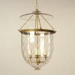 CL0301.BR Vaughan Glass Globe Lantern  