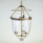 CL0307.BR Vaughan Glass Globe Lantern  