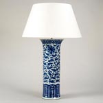 TC0099.XX Vaughan Ceramic Blue & White Baluster Vase  
