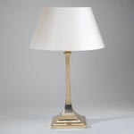 TM0053.BR Vaughan Arts & Crafts Column Lamp, Brass  